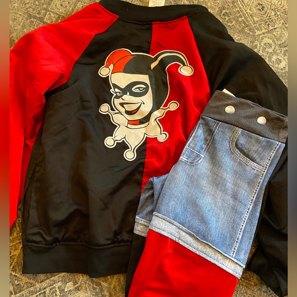 Harley Quinn dress up jacket and pants